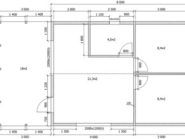 Каркасный дом 6x8 с террасой